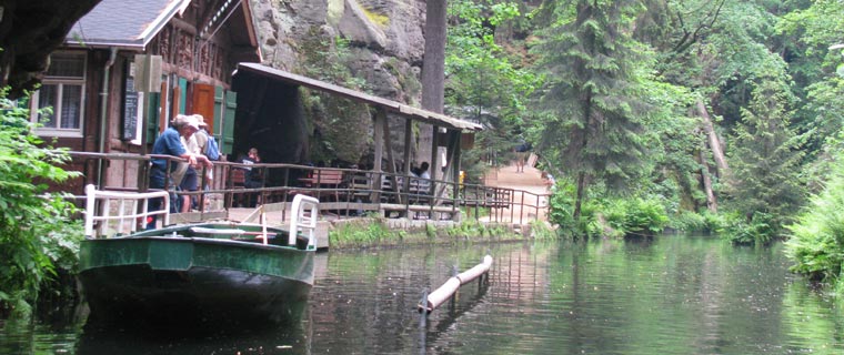 Kahnfahrt auf der Oberen Schleuse